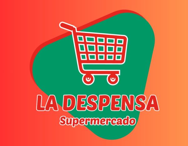 LA DESPENSA_LOGO FONDO ROJO